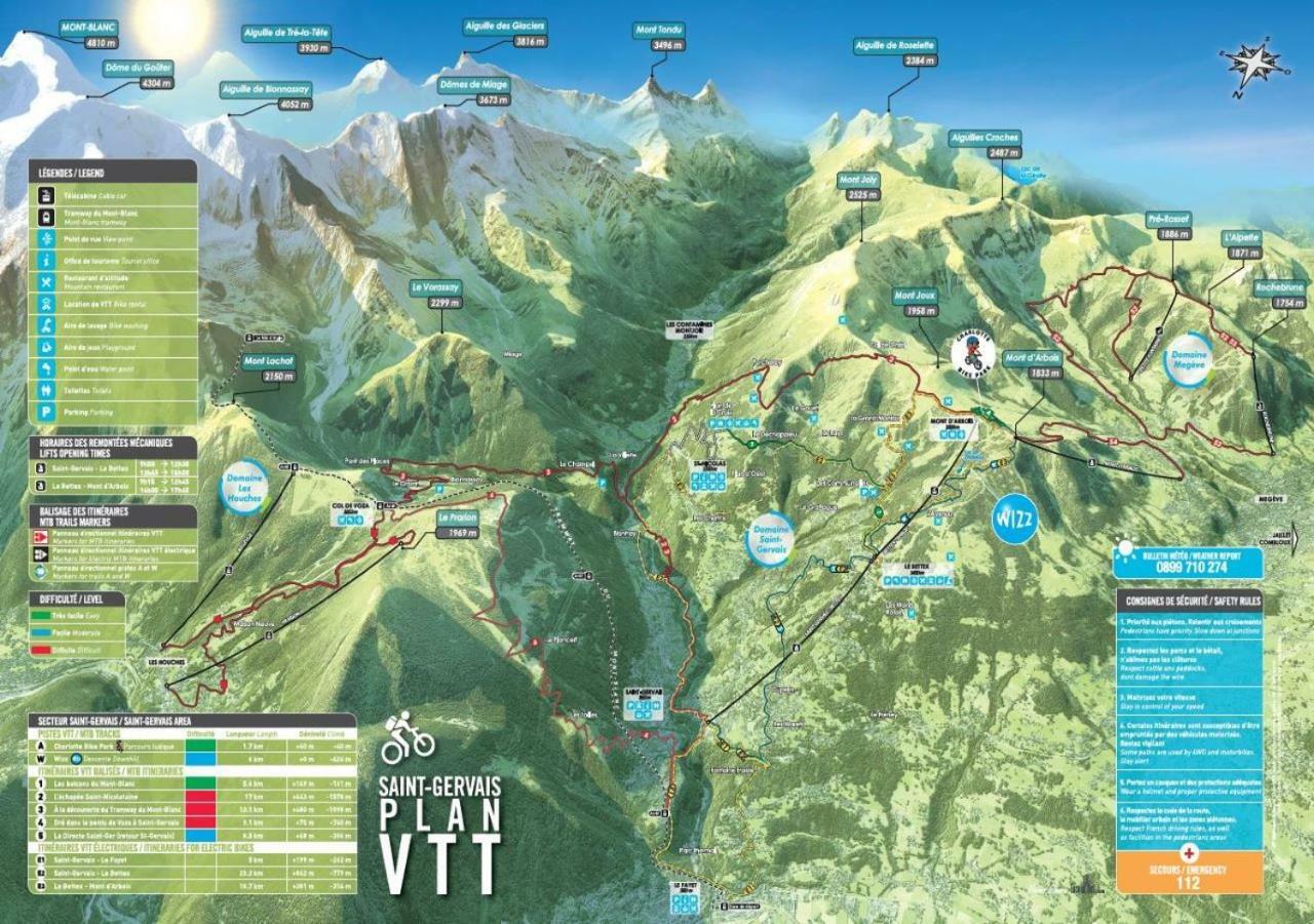 Appartement T2+Cabine Independante Au Depart Des Telecabines Saint-Gervais/Bettex/Mont D'Arbois 外观 照片