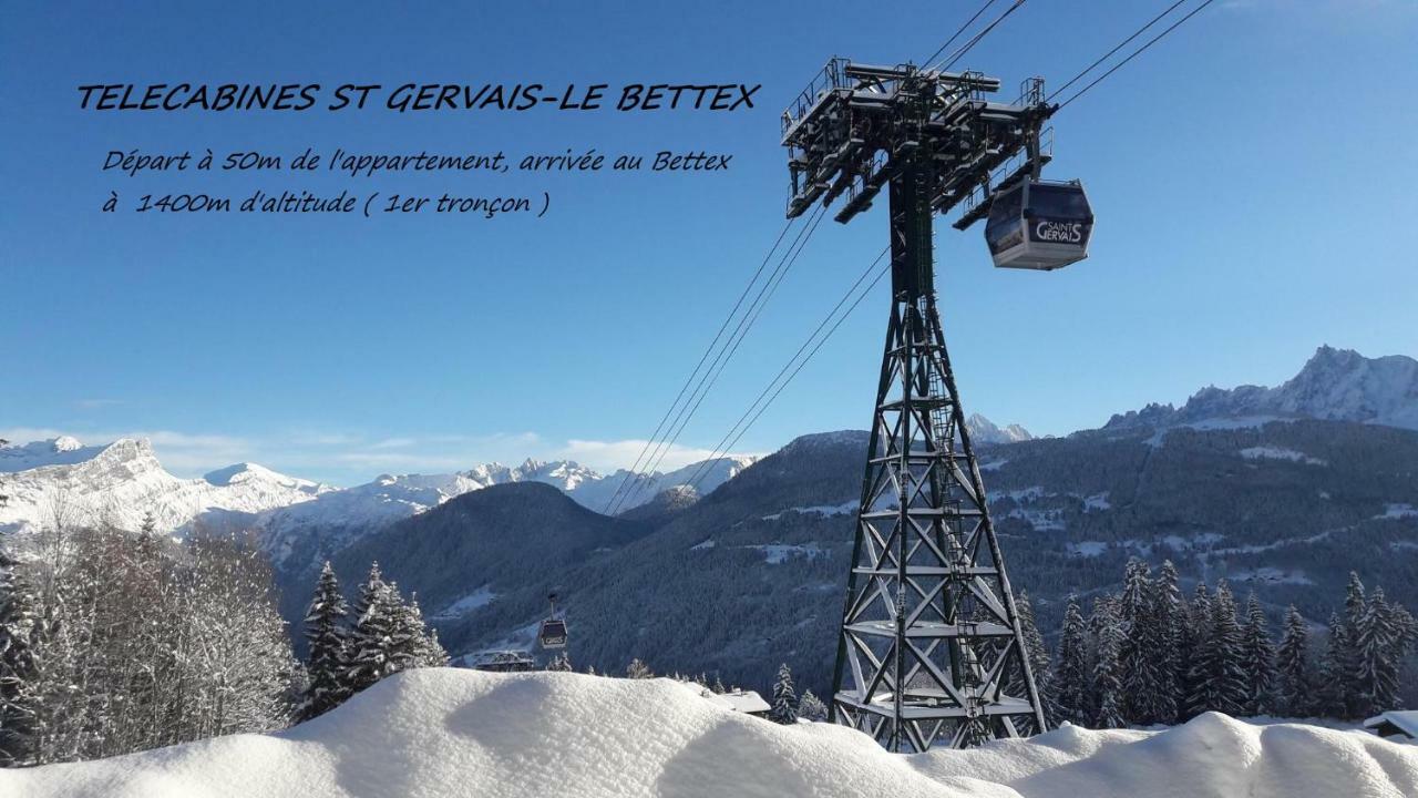 Appartement T2+Cabine Independante Au Depart Des Telecabines Saint-Gervais/Bettex/Mont D'Arbois 外观 照片